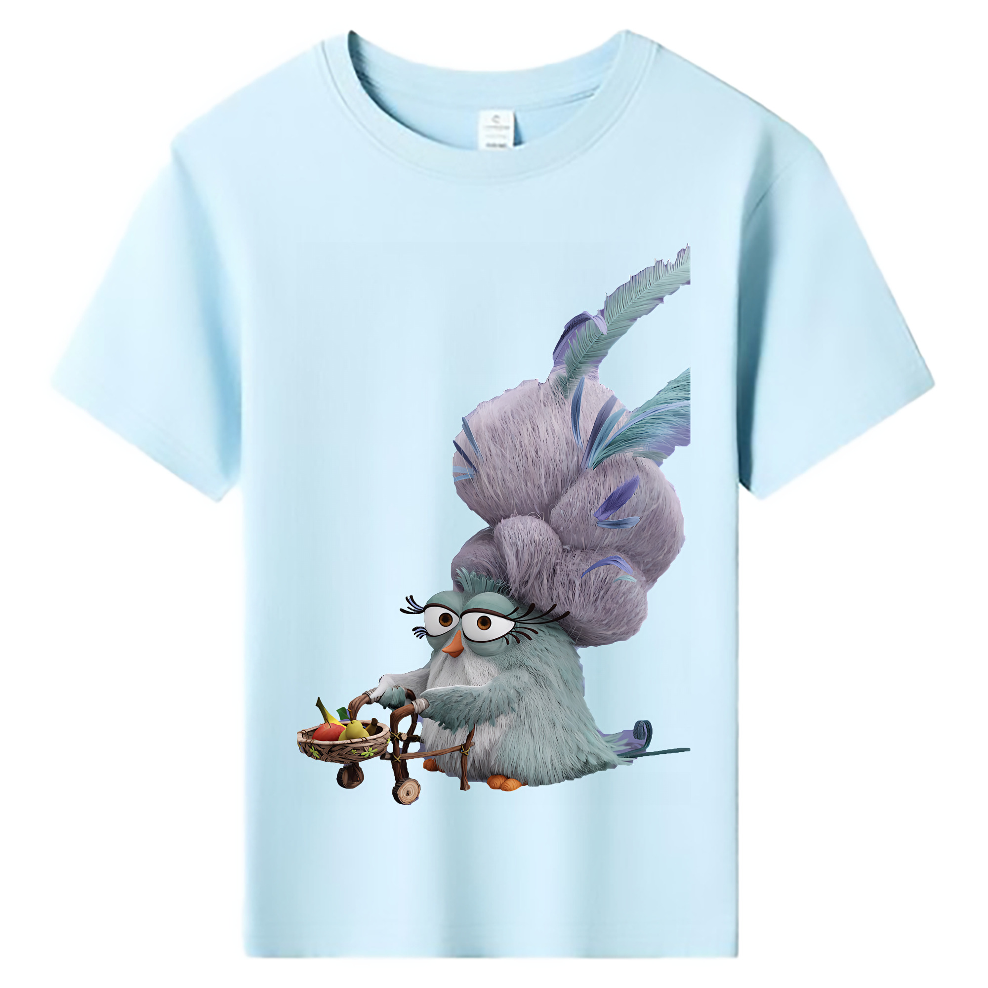 （画像用） Angry Birds アングリーバード 綿100％キッズTシャツ（フロントプリント）